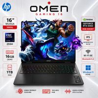 Laptop  HP OMEN 16 Core Ultra 7 255H 16GB DDR5 1TB SSD RTX 5060 8GB 16  wuxga  144Hz 16-AM0073DX