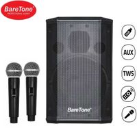 Parlante profesional Baretone MAX B8-PRO con batería USB BT 2 micrófonos