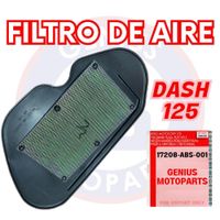 FILTRO DE AIRE DASH 125 17208-ABS-001