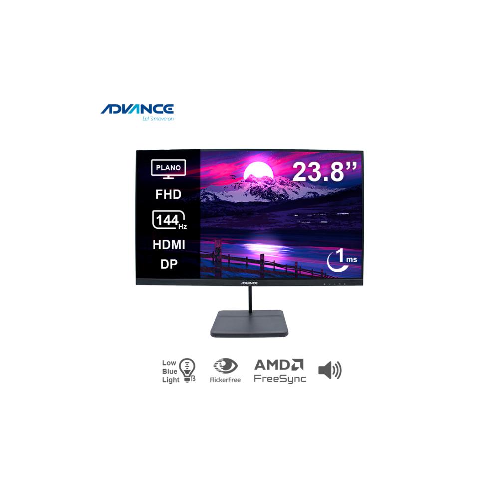 MONITOR ADVANCE ADV-2454S 23.8 FHD IPS 144HZ HDMI DP CON PARLANTES