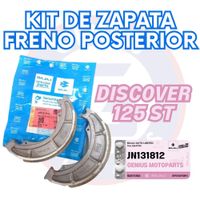 KIT DE ZAPATA FRENO POSTERIOR DISCOVER 125 ST JN131812
