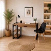 COMBO Escritorio Silla Vintage Larizza Ventitas Home Negro