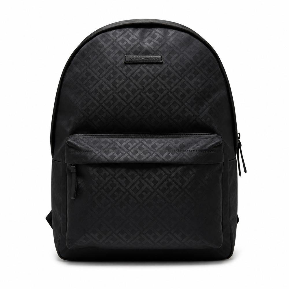 MOCHILA TOMMY HILFIGER NEGRO MONOGRAFIADO