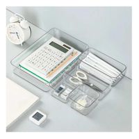 Deposito Acrilico Transparente Rectangular para Cocina y Hogar Moderno Y Notas