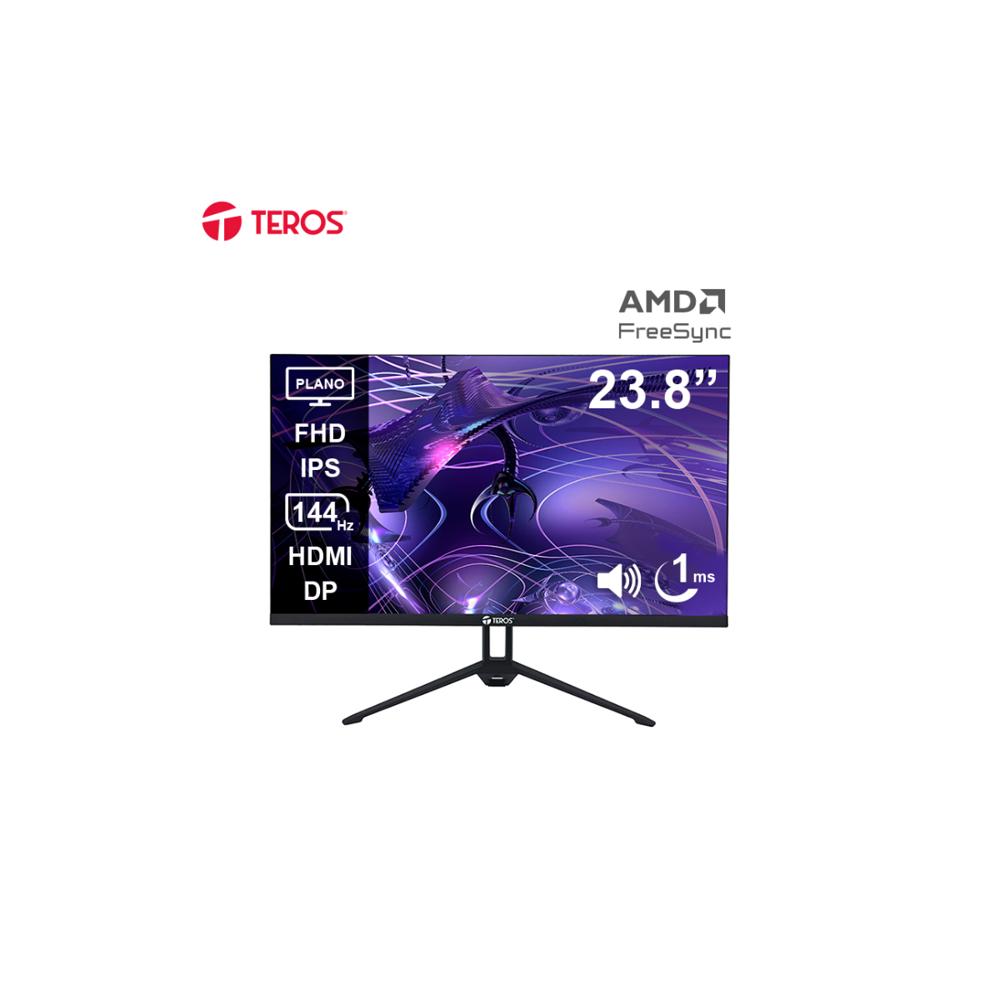 MONITOR TEROS TE-2417S 23.8 FHD IPS 144HZ HDMI DP CON PARLANTES