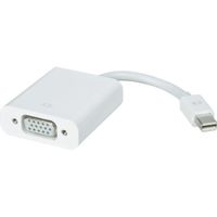 Adaptador Convertidor Mini Displayport a VGA MDP a VGA Mac Blanco