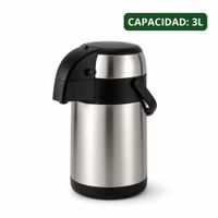 Termo Dispensador 3L Acero Inoxidable para Café y Bebidas