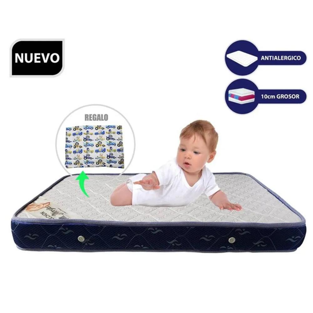 P-Colchón para Cuna Pack - Play de 3 Azul
