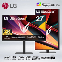 MONITOR GAMER Ultramar G6 QHD 27'' IPS 300hz 1ms HDR400 AMD G SYNC PIVOT SPEAKER 27G640A