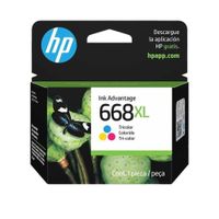 Tinta HP 7FP38VL 668XL Tricolor Dj 2975 4375