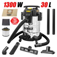 Aspiradora Sopladora Industrial de Polvo y Agua Dewalt DXV30SAPTA-B2 1300W 30 Litros