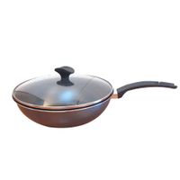 Wok ILKO 28cm C/T Cool Gray Aluminio Reciclado