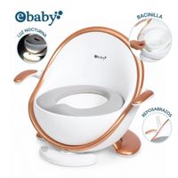 Bacín entrenador con luz COMFY Ebaby  Dorado
