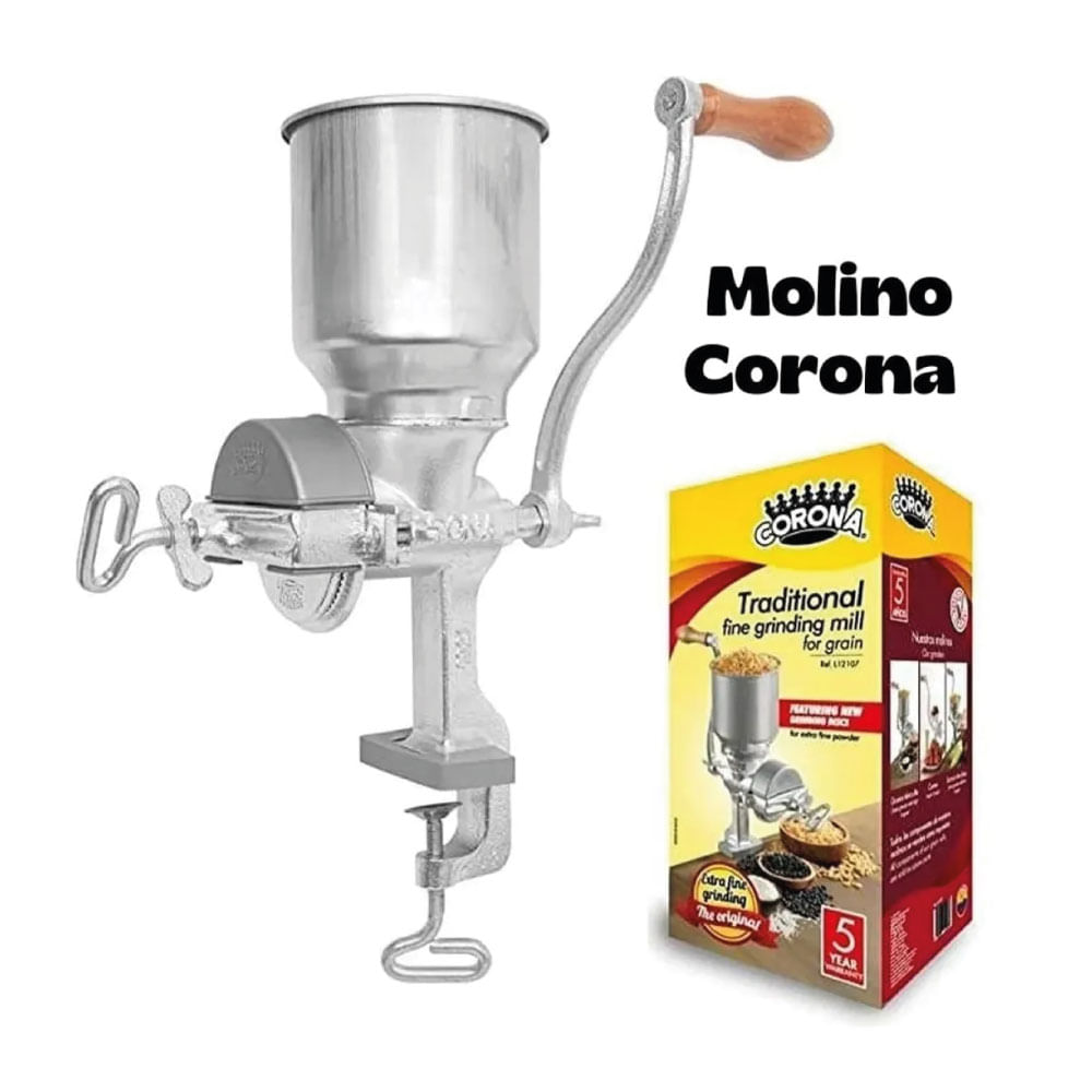 Molino Tradicional de Granos Corona Manual