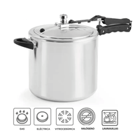 Olla a presión Universal 13 Lts doble válvula de seguridad