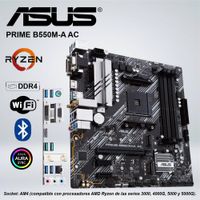 PLACA ASUS AMD RYZEN PRIME B550M-A AC WIFI DDR4