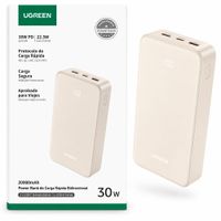 UGREEN PB531 Power Bank 20000mAh 30W Carga Rápida Bidireccional