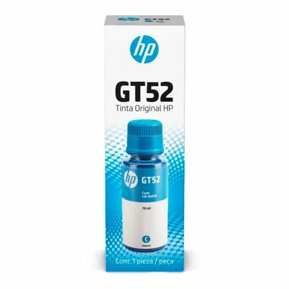 Botella de Tinta HP GT52 Cian Original 70ml para Smart Tank/Ink Tank