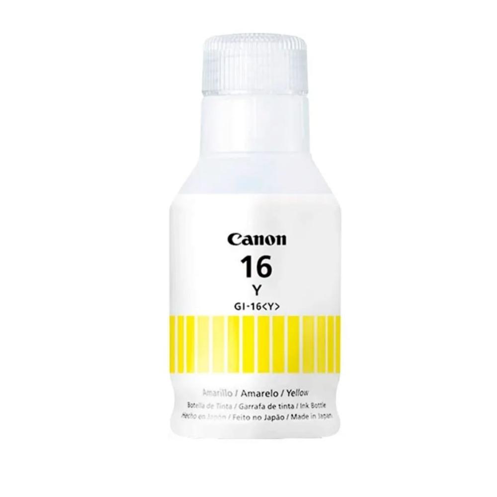 Botella de Tinta Canon GI-16Y Amarillo 135ml para MAXIFY GX6010/GX7010
