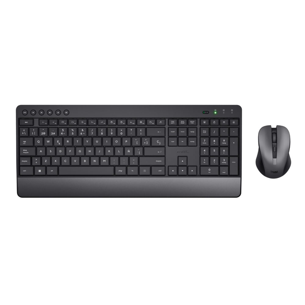 Kit Teclado Mouse Inalámbrico Trezo Eco Español
