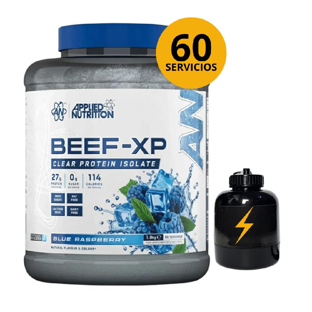 BEEF-XP 1.8KG BEEF PROTEIN SABOR BLUE RASPBERRY CON PORTAPROTEINAS