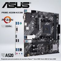 PLACA ASUS AMD RYZEN PRIME A520M-K  DDR4