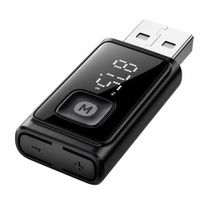 Essager ES-BT17 Transmisor Bluetooth 5.4 FM Manos Libres Auto