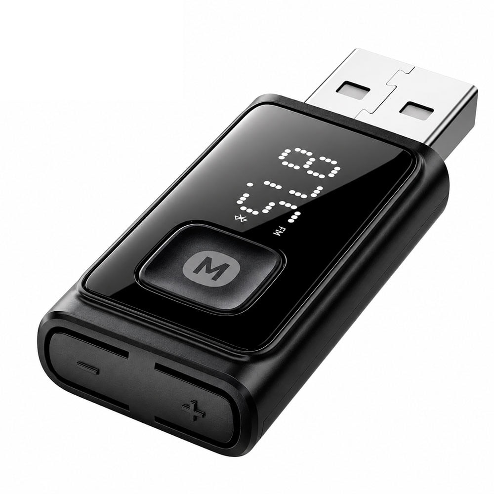 Essager ES-BT17 Transmisor Bluetooth 5.4 FM Manos Libres Auto