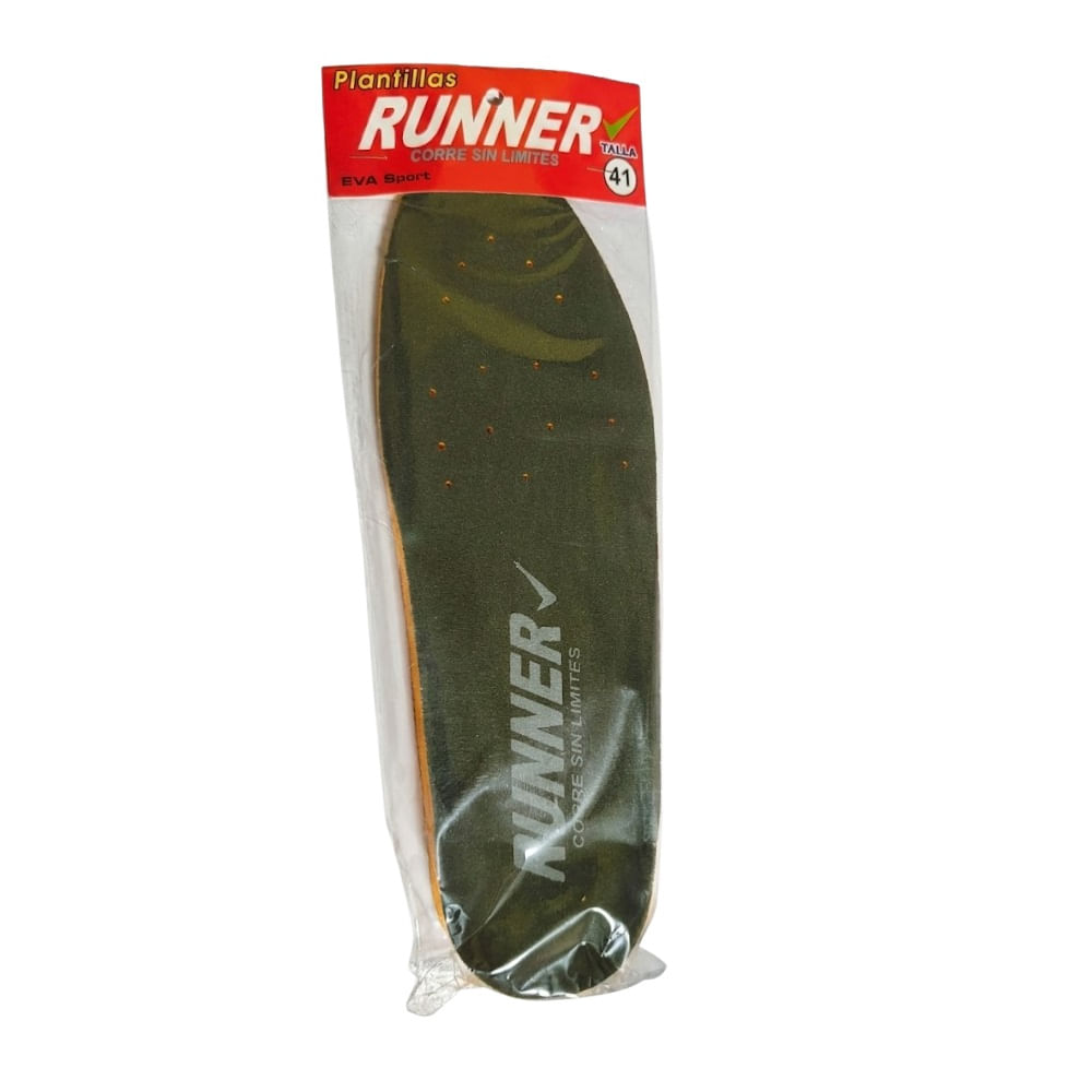 Plantillas para Zapatos Zapatillas con Amortiguacion  Ergonomico RUNNER Eva Sport Talla 41
