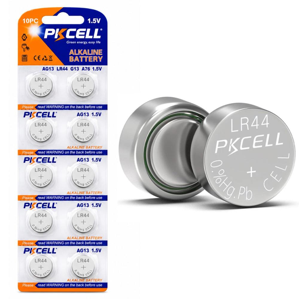 Pilas LR44 AG13 1.5V Alcalinas Pack 10 Unidades