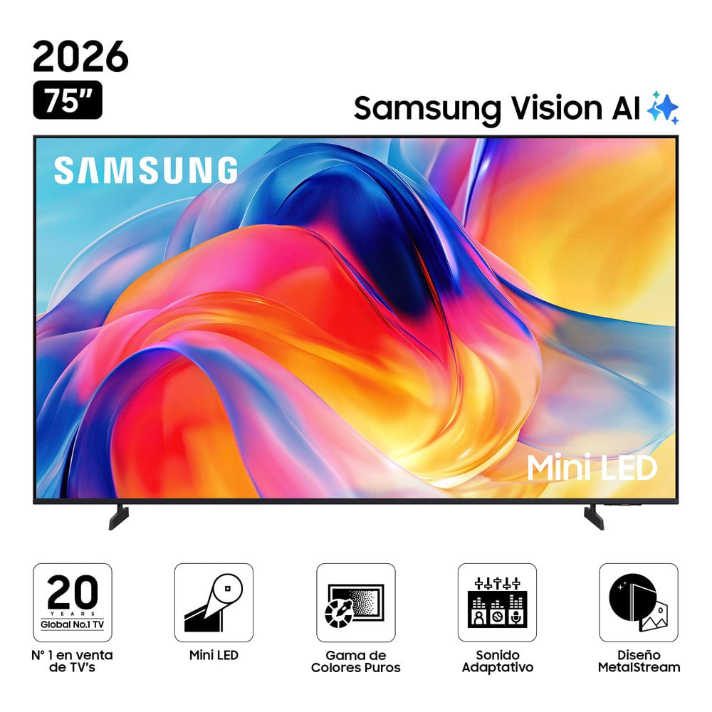 Televisor Samsung 75"" UN75M70HAGXPE Mini LED 4K Ultra HD