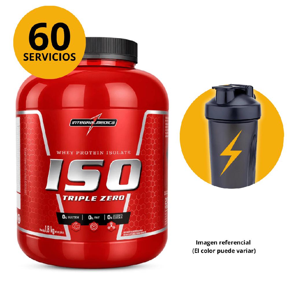 Proteína Iso Triple Zero Integralmedica 1.8 Kg Vainilla CON SHAKER
