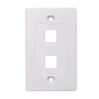 Placa de Pared 2 puertos JE317A-V2-WH DIXON