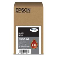 Cartucho de Tinta EPSON T748XXL Negro para WorkForce Pro WF-6090 WF-6590