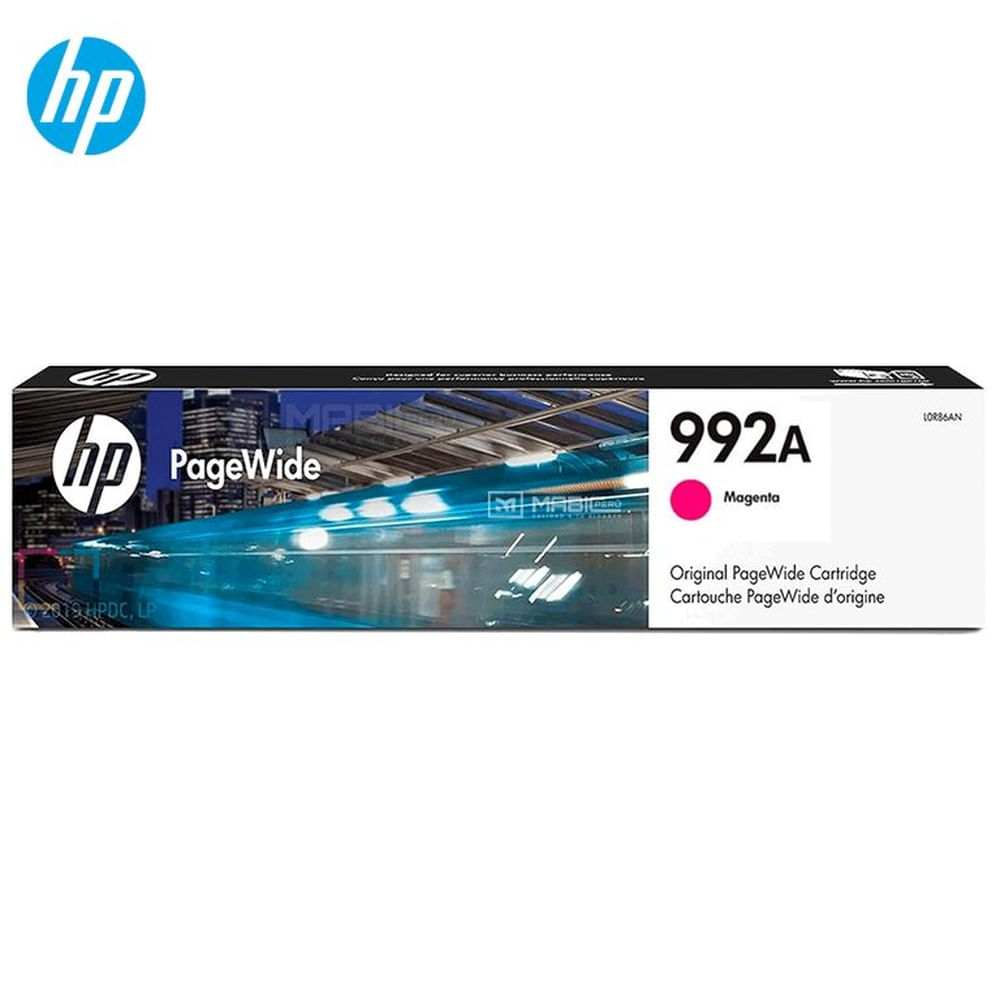 Cartucho de Tinta HP 992A Magenta M0J79AL PageWide 772dw, 777z, 750dw Original