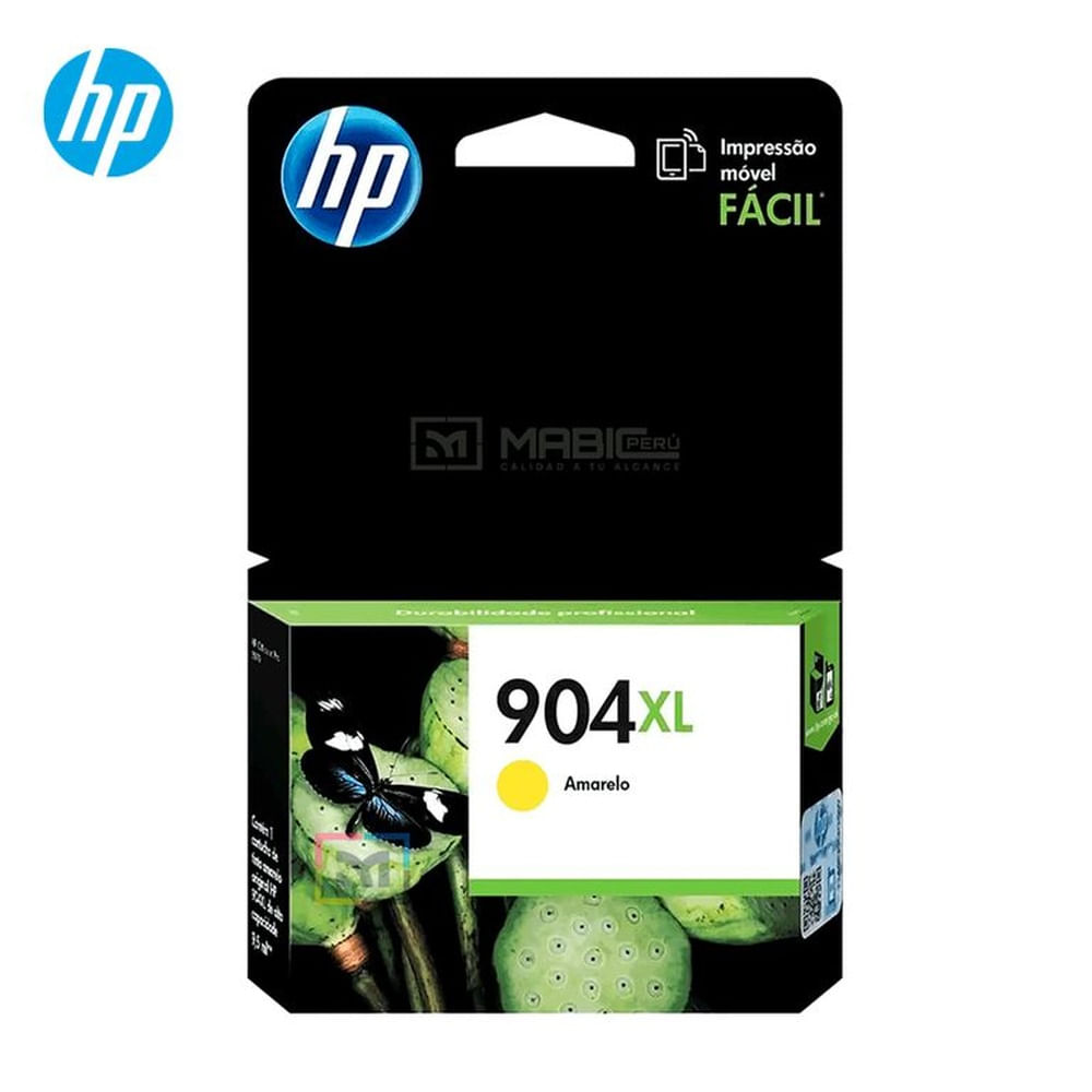 Cartucho de Tinta HP 904XL Amarillo T6M12AL OfficeJet 6950,  6970 Original
