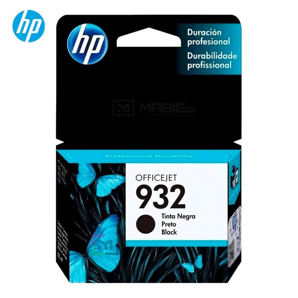 Cartucho de Tinta HP 932 Negro CN057AL OfficeJet 6700, 7710, 7610 Original