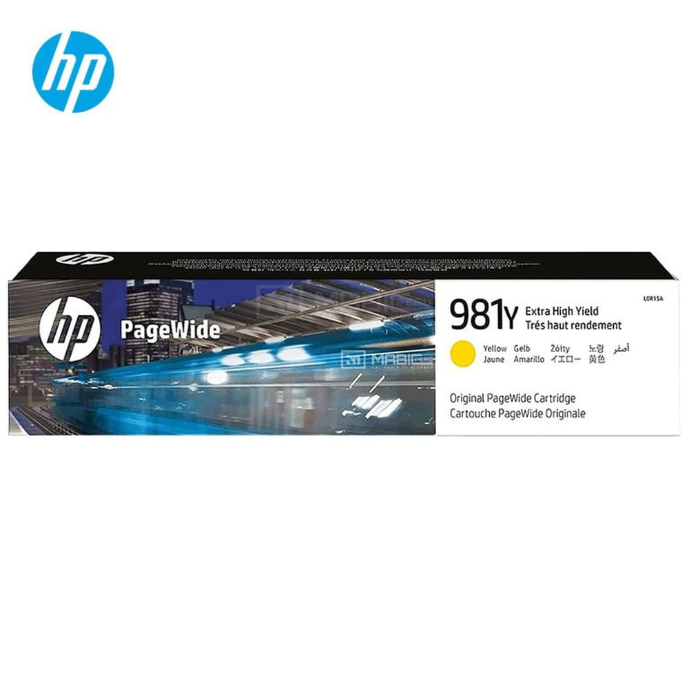 Cartucho de Tinta HP 981Y Amarillo L0R15A PageWide 556dn, 586dn Original