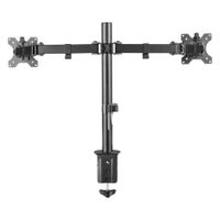 Rack Soporte de Escritorio Articulado para dos Monitores Hidraulico - Koreano - 17 a 32 Pulgadas