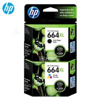 Kit Tinta HP 664XL Negro Tricolor DeskJet 1115, 2135, 4535, 4675 Original