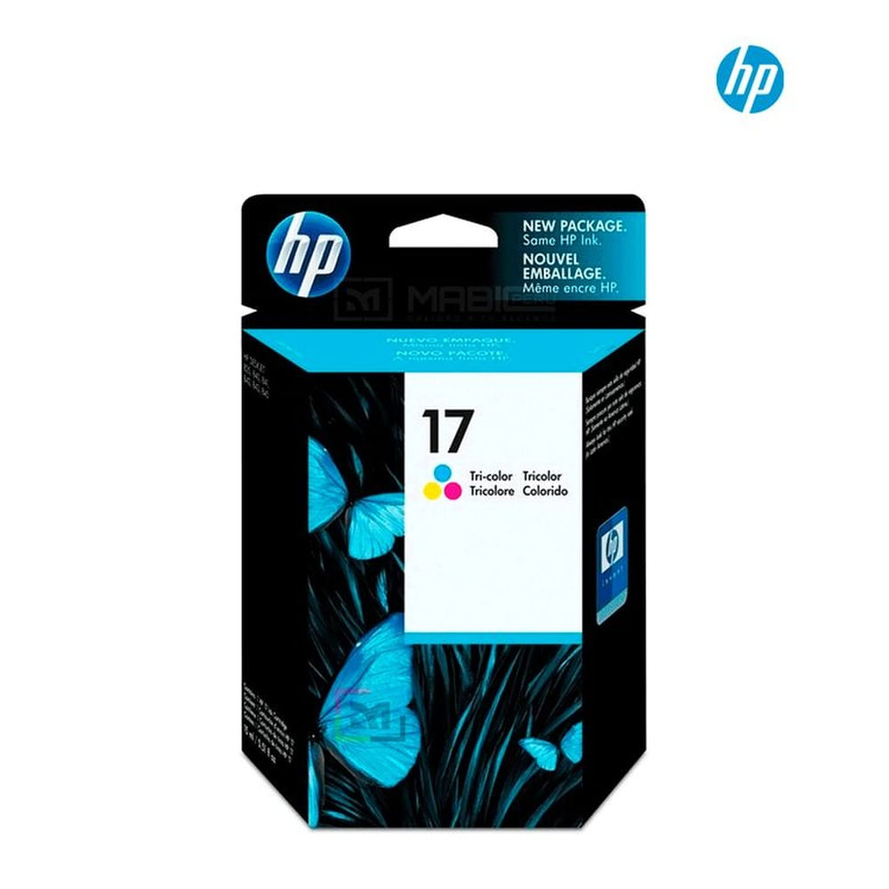 Cartucho de Tinta HP 17 Tricolor C6625A Deskjet 840c Original