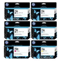 Kit Tinta HP 730 DesignJet T1600, T2600, T1700 Original  - 130ml