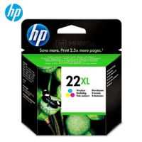 Cartucho de Tinta HP 22XL Tricolor C9352CL OfficeJet D1320, J3640, 1250 Original