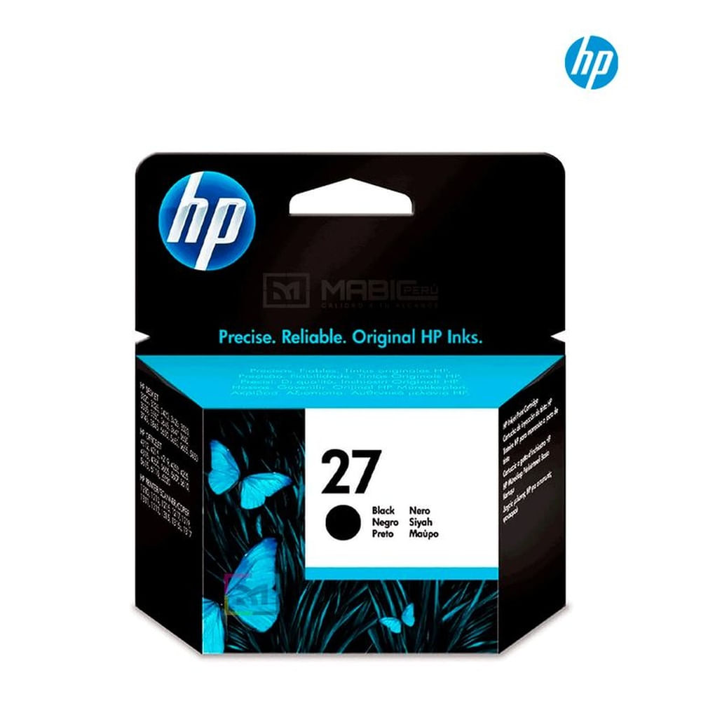 Cartucho de Tinta HP 27 Negro C8727AL Original