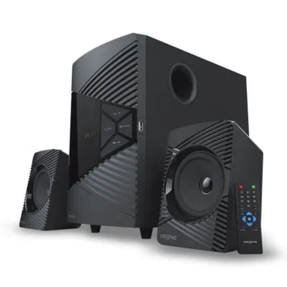 PARLANTE CREATIVE SBS E2500 2.1 BLUETOOTH FM USB 60W NEGRO