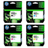 Kit Tinta HP 950XL 951XL Negro Cian Magenta Amarillo OfficeJet 8100, 8600. 8610 Original