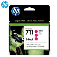 Cartucho de Tinta HP 711 3Pack Magenta CZ135A DesignJet T120, T520, T530 - 29ml