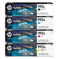 Kit Tinta HP 992A Negro Cian Magenta Amarillo PageWide 772dw, 777z, 750dw Original