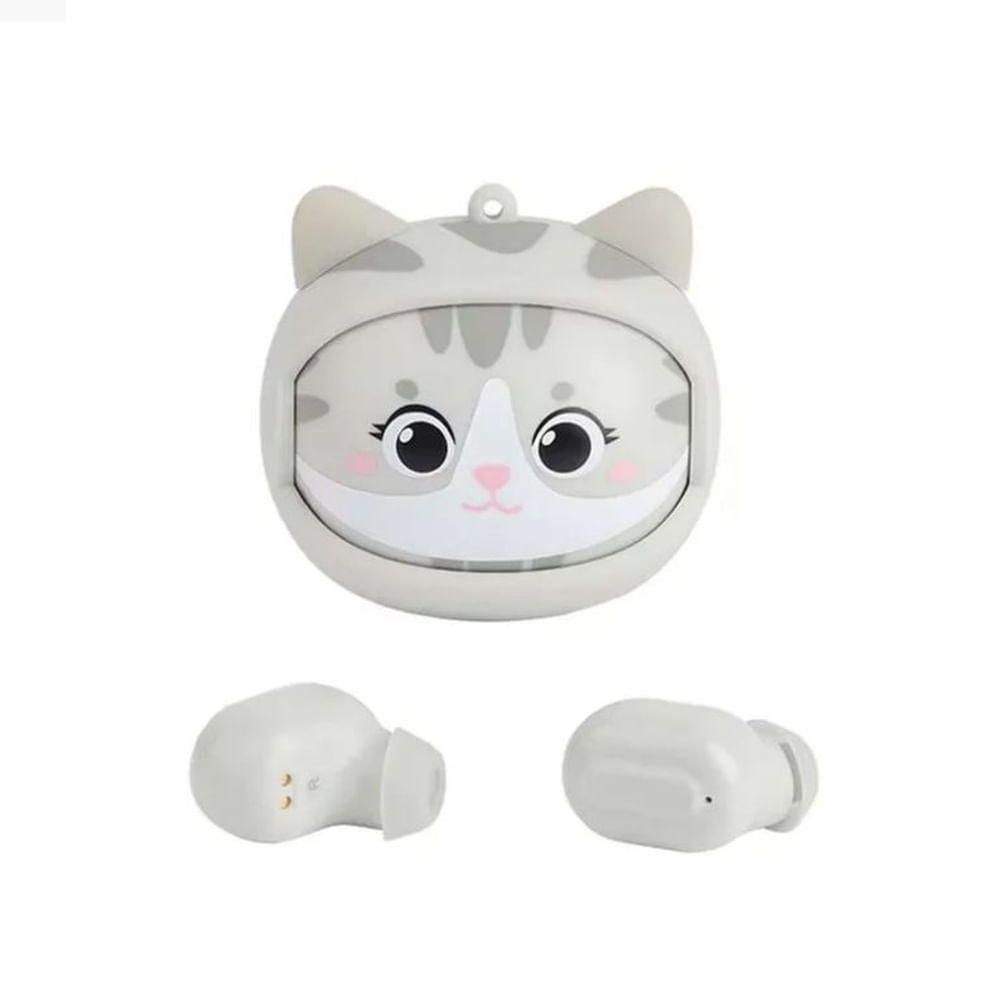 AUDÍFONOS BLUETOOTH EWTTO DISEÑO GATITO Y ROSTRO INTERCAMBIABLE
