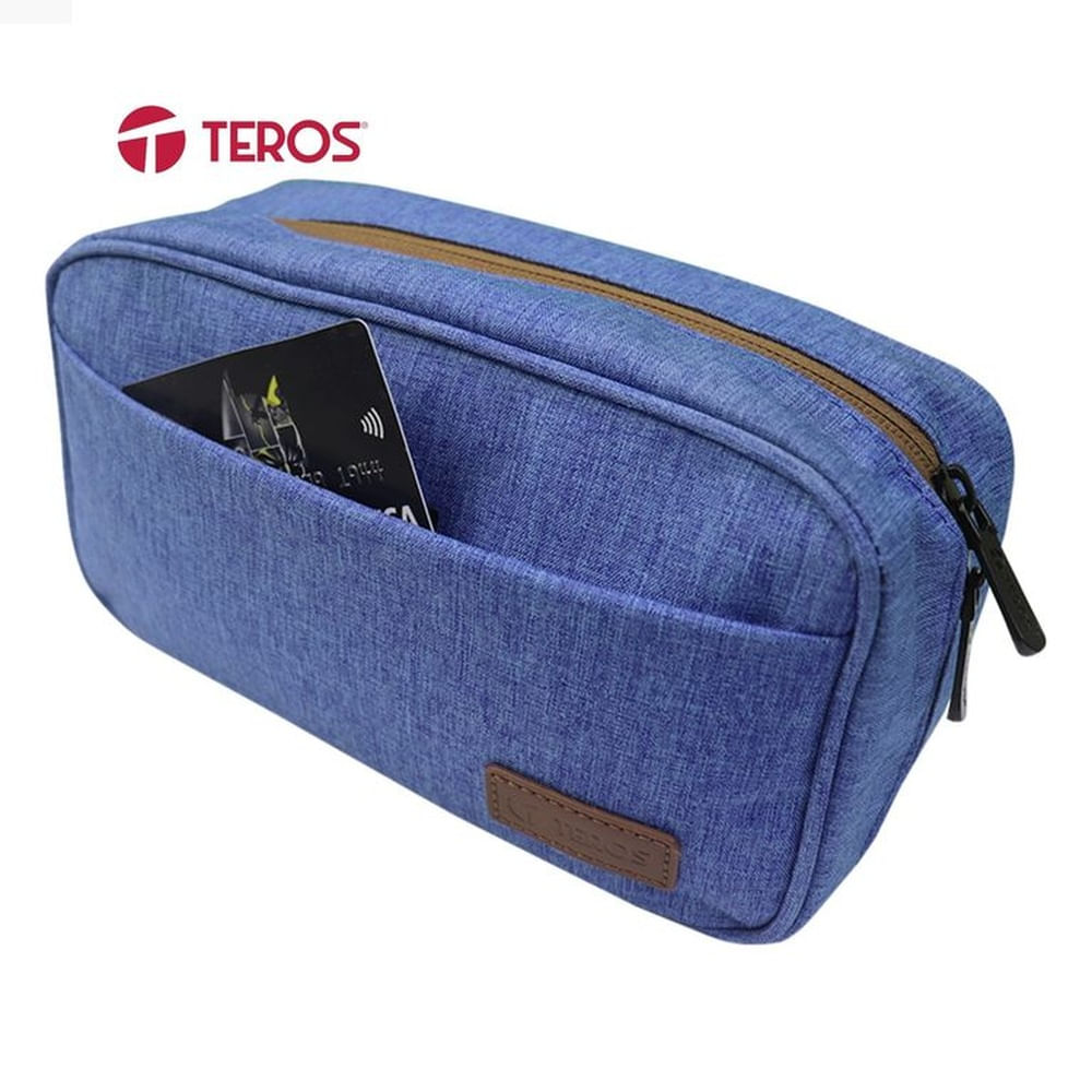CARTUCHERA TEROS TE-ACS9016 AZUL